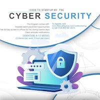 a flyer for cyber security